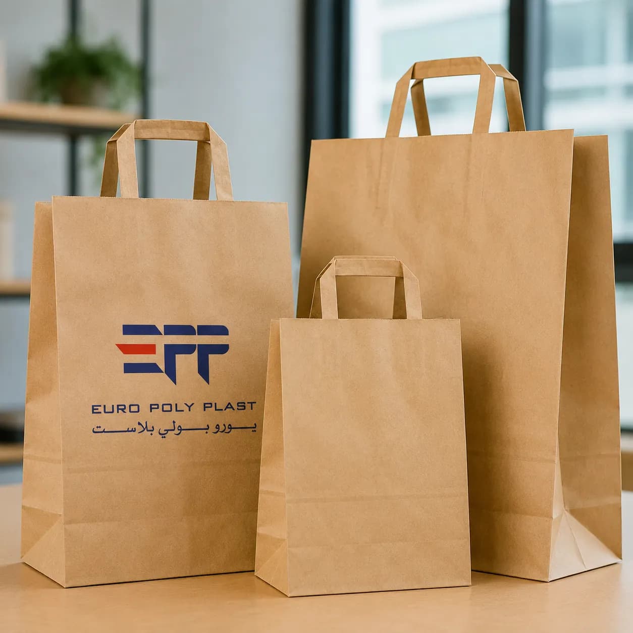 Brown SOS Paper Bags