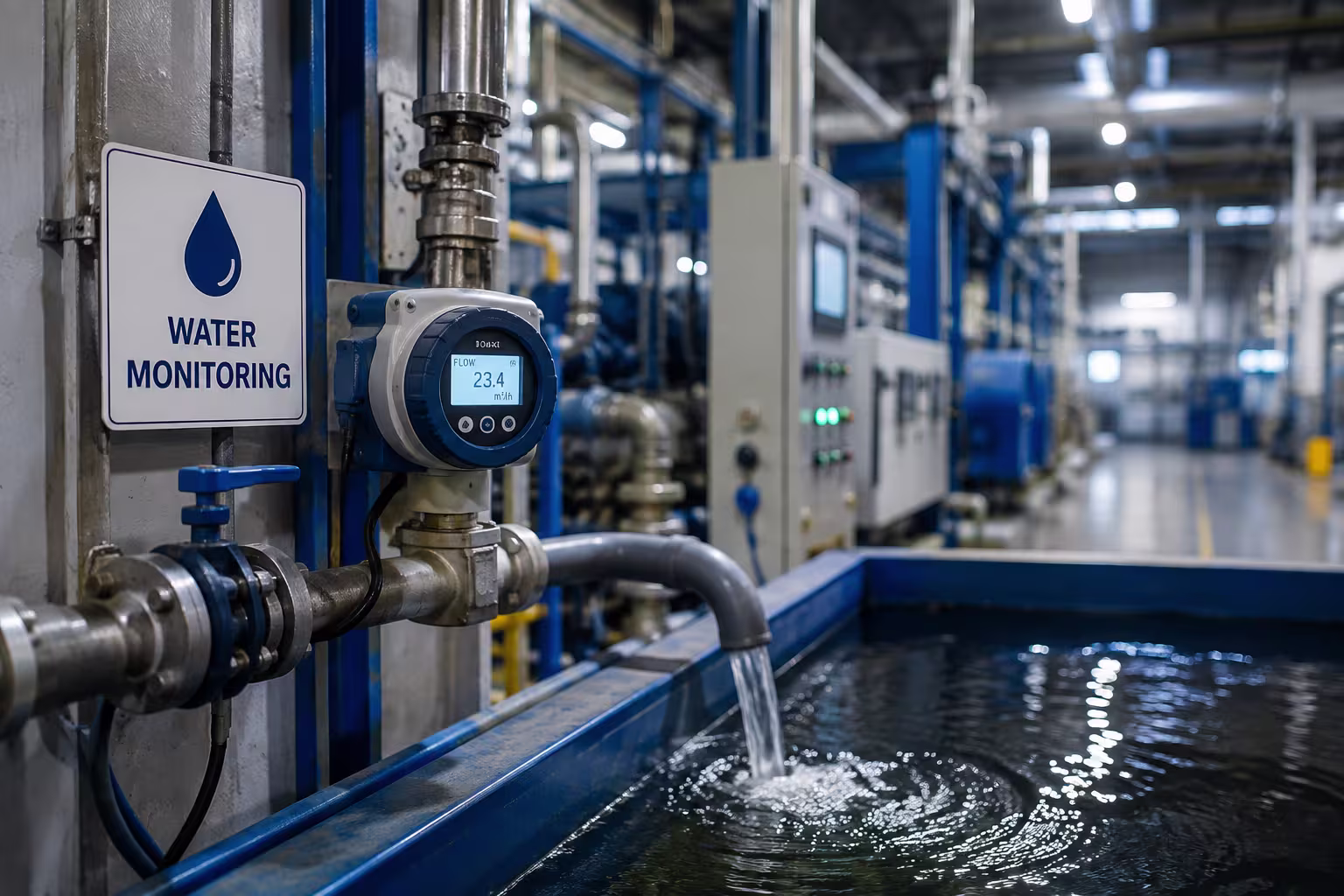 Monitor water use
